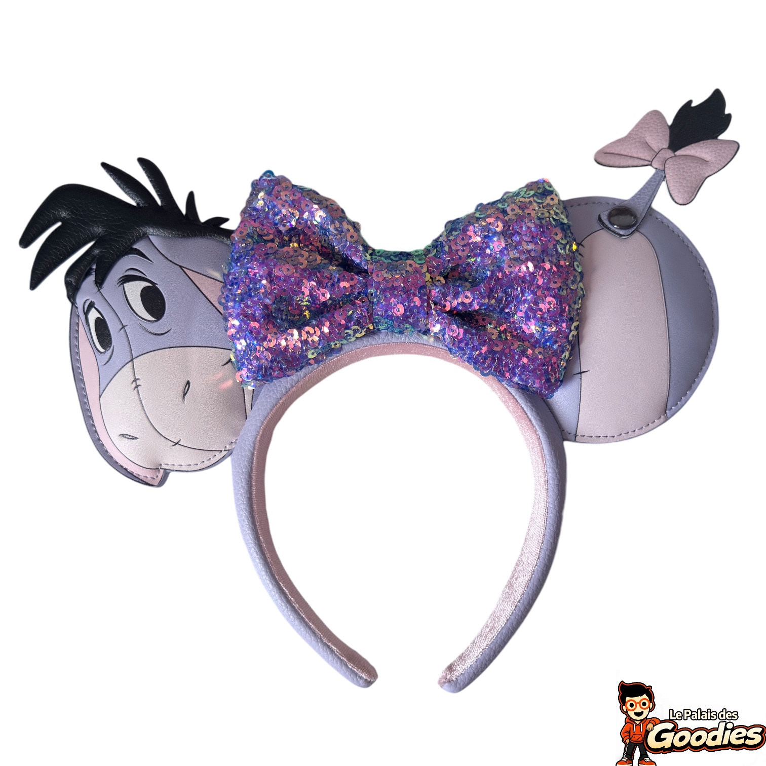 Disney - Winnie lOurson : Serre-tête bourriquet pailleté sequins