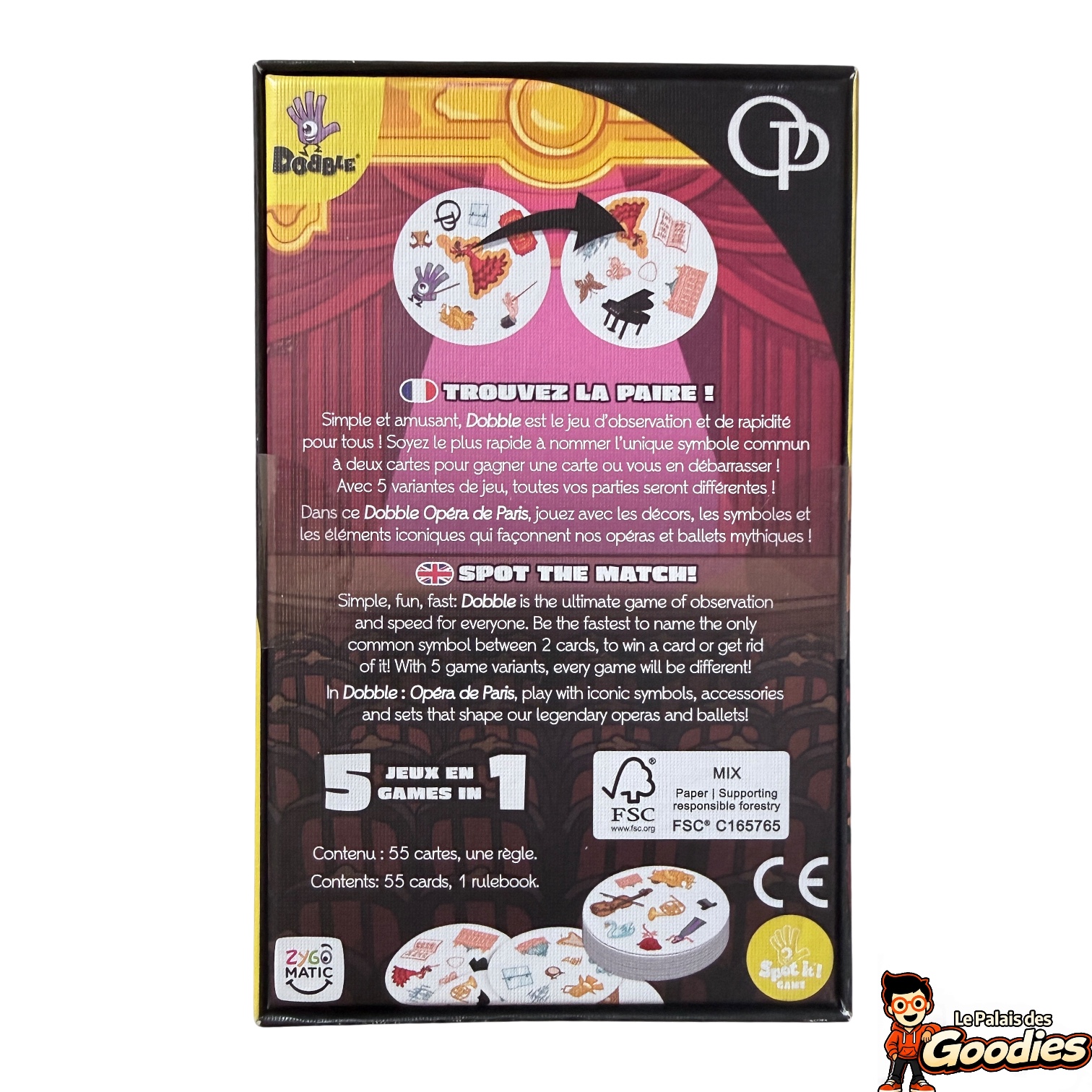 Dobble Opéra National de Paris - Jeu de société