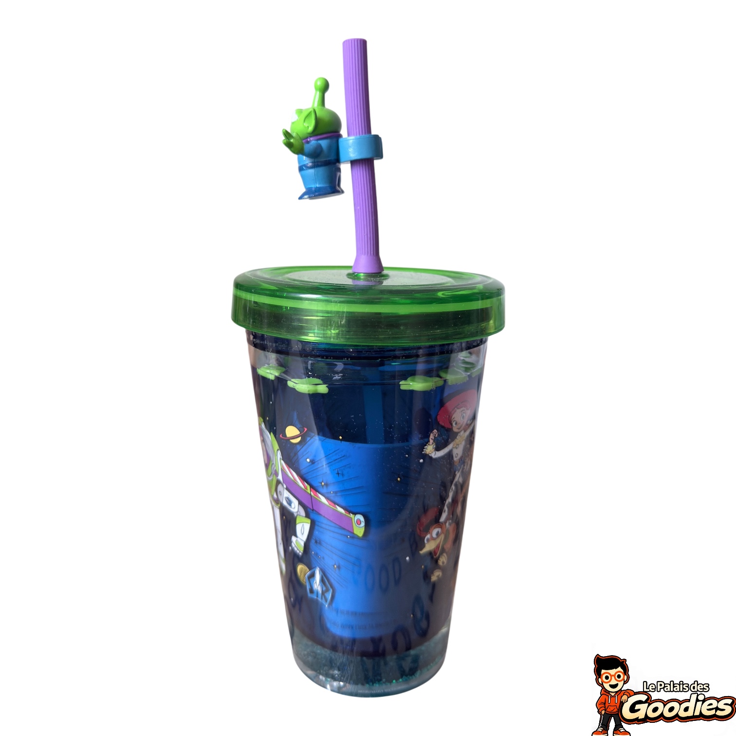 Disney/Pixar - Toy Story : Gobelet à paille Alien à paillettes