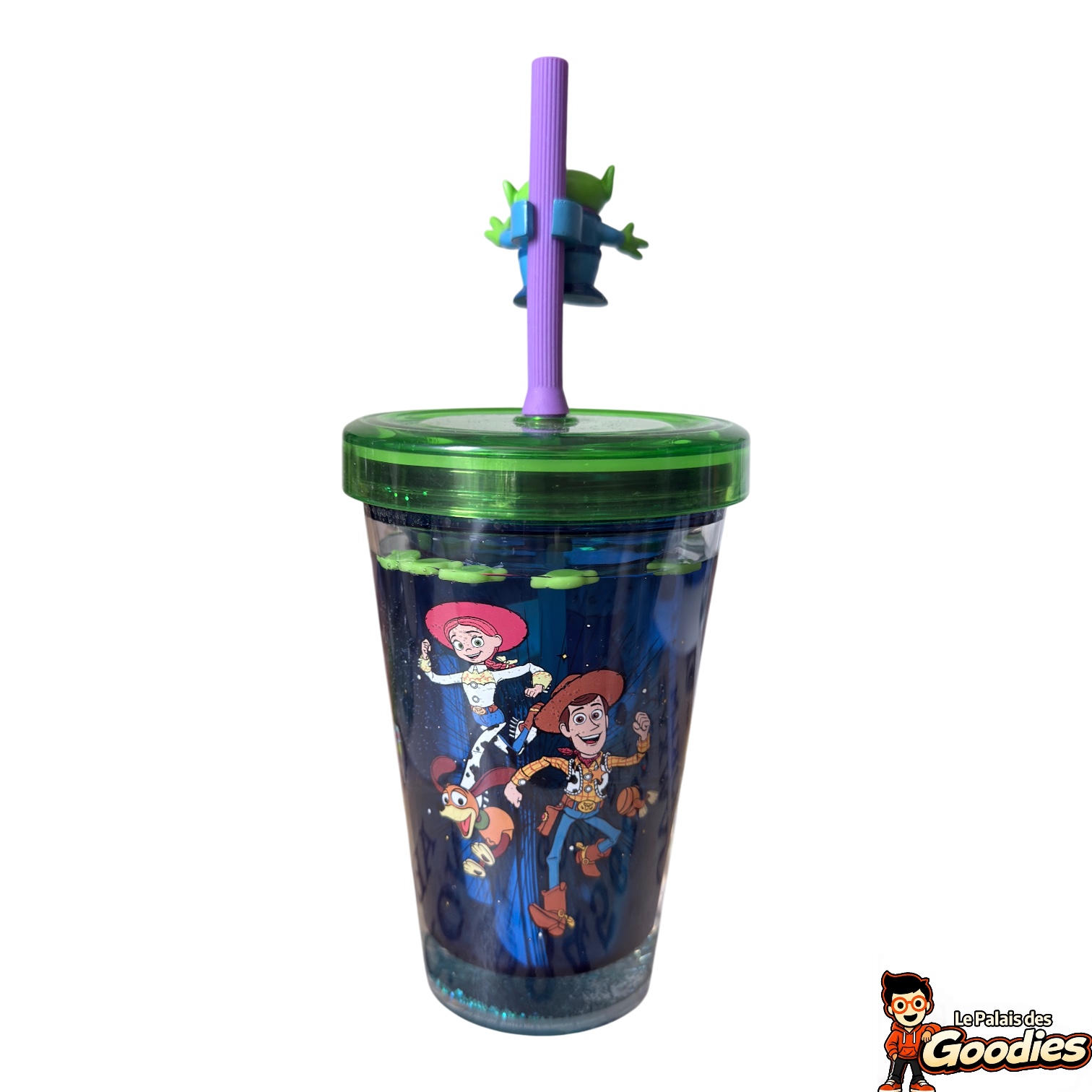 Disney/Pixar - Toy Story : Gobelet à paille Alien à paillettes