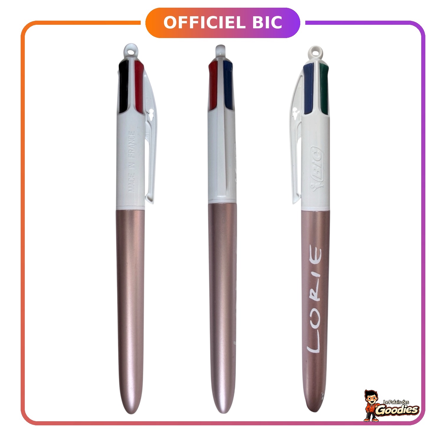 Lorie - Tournée 2026 : Stylo BIC 4 couleurs collector