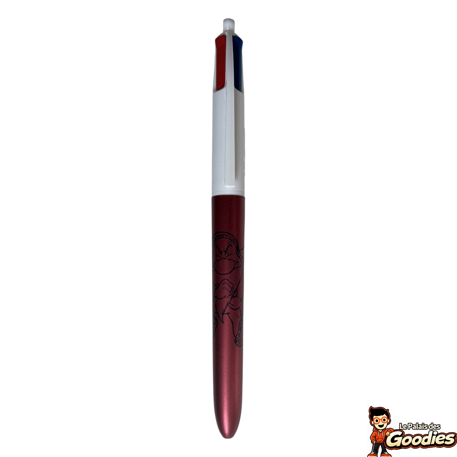 Disney - Blanche-Neige et les Sept Nains : Stylo BIC 4 couleurs Grincheux