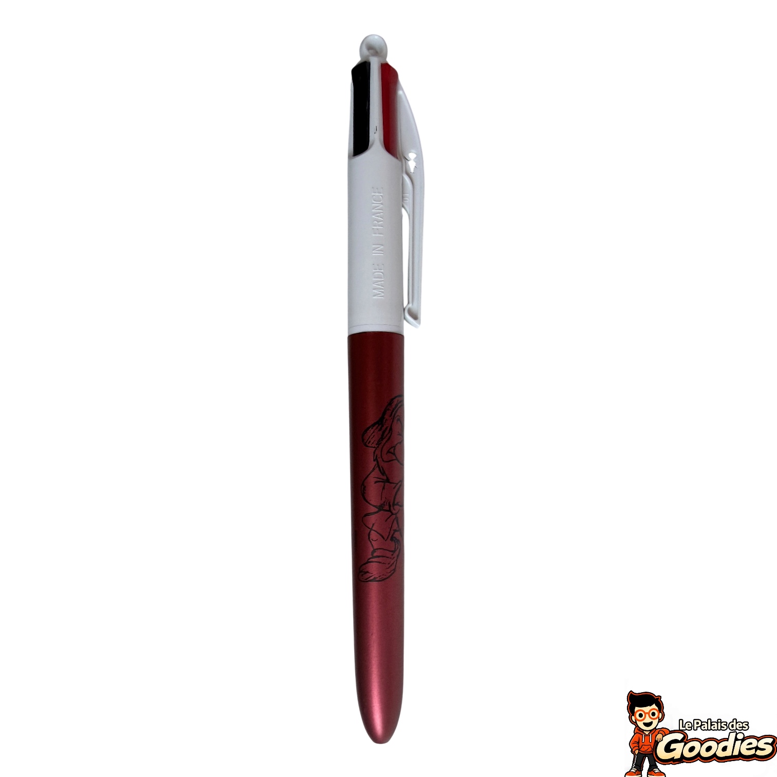 Disney - Blanche-Neige et les Sept Nains : Stylo BIC 4 couleurs Grincheux