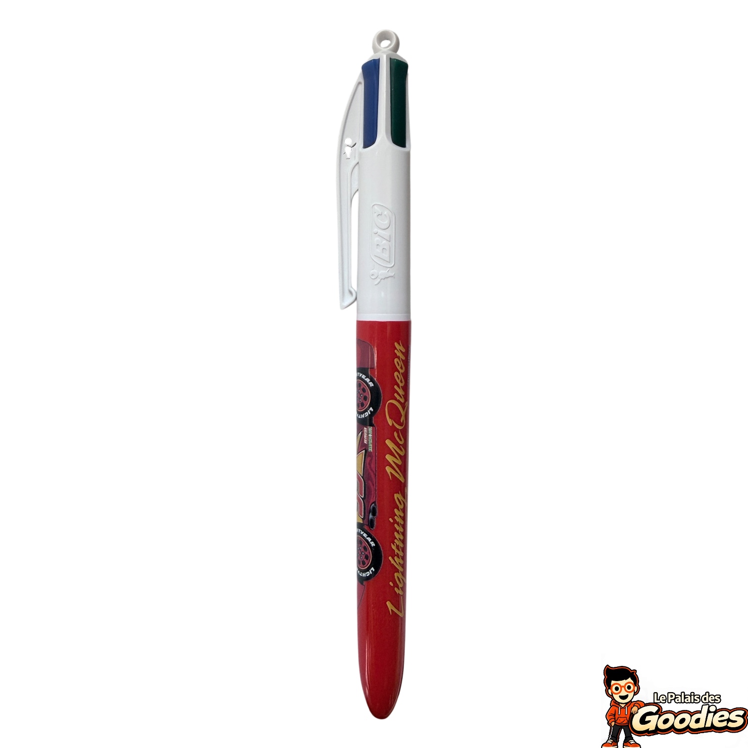 Disney/Pixar - Cars : Stylo BIC 4 couleurs Flash McQueen