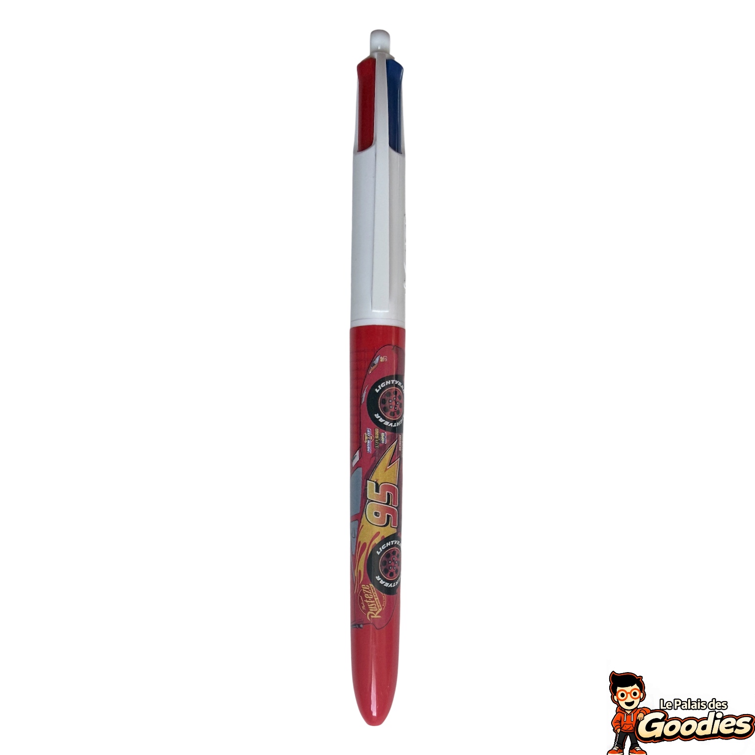 Disney/Pixar - Cars : Stylo BIC 4 couleurs Flash McQueen
