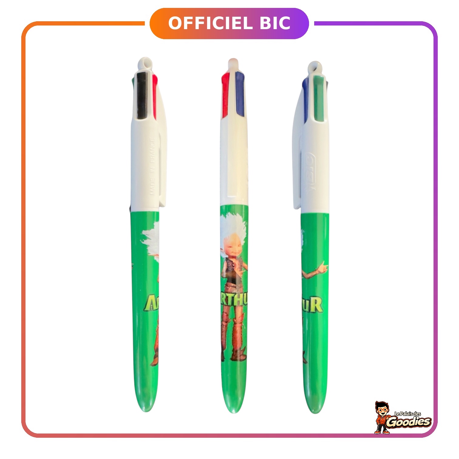 Arthur et les Minimoys - Stylo BIC 4 couleurs "Arthur"