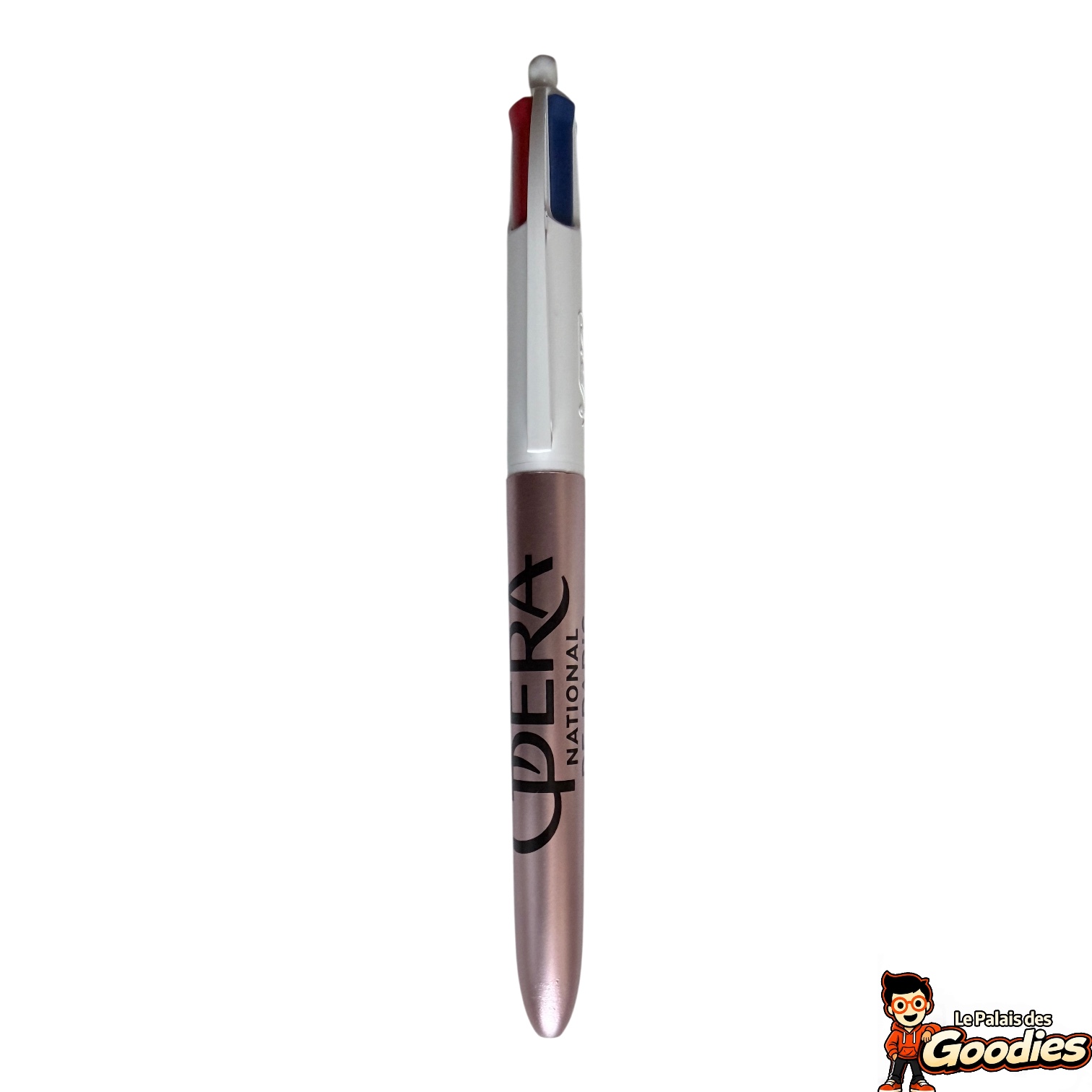 Opera National de Paris : Stylo BIC 4 couleurs "Rose"