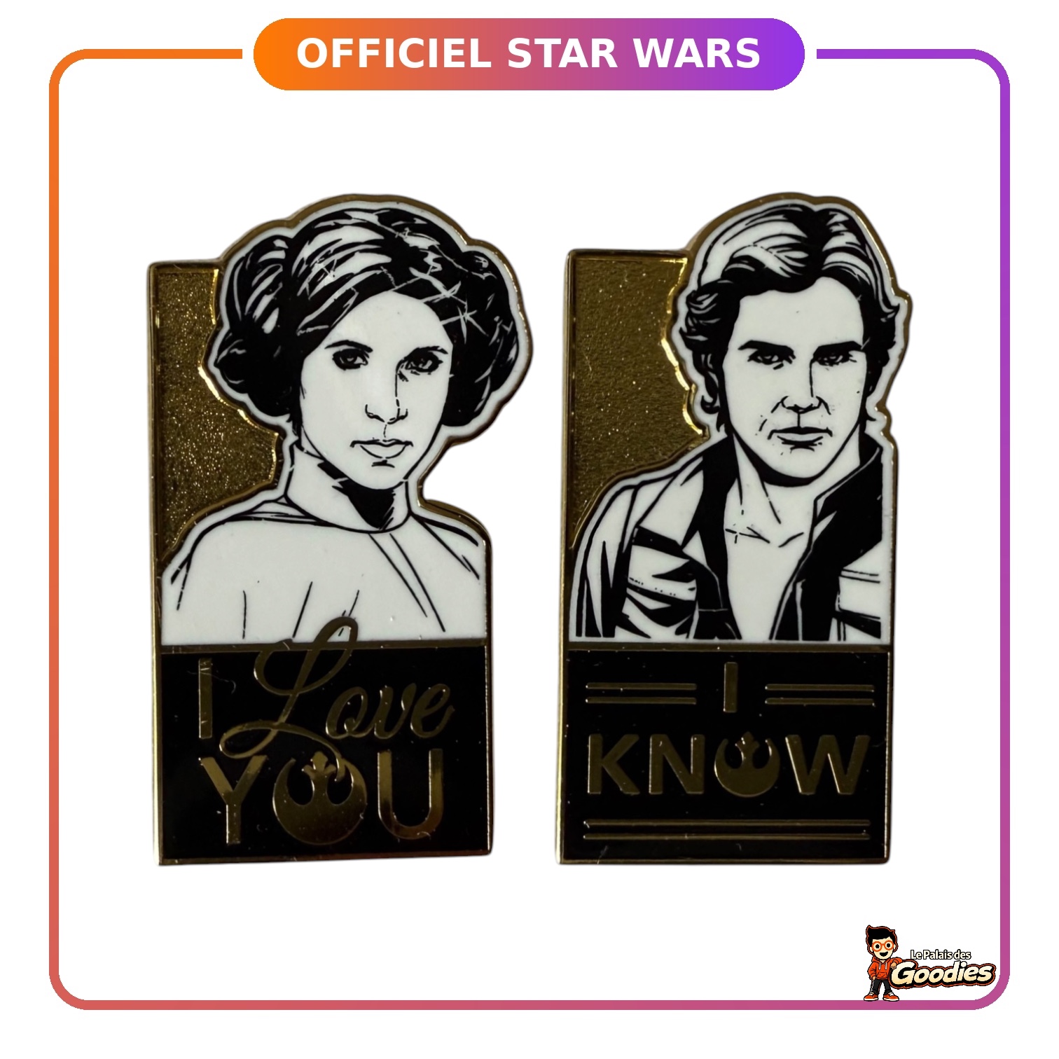 Star Wars : Pins duo Leia