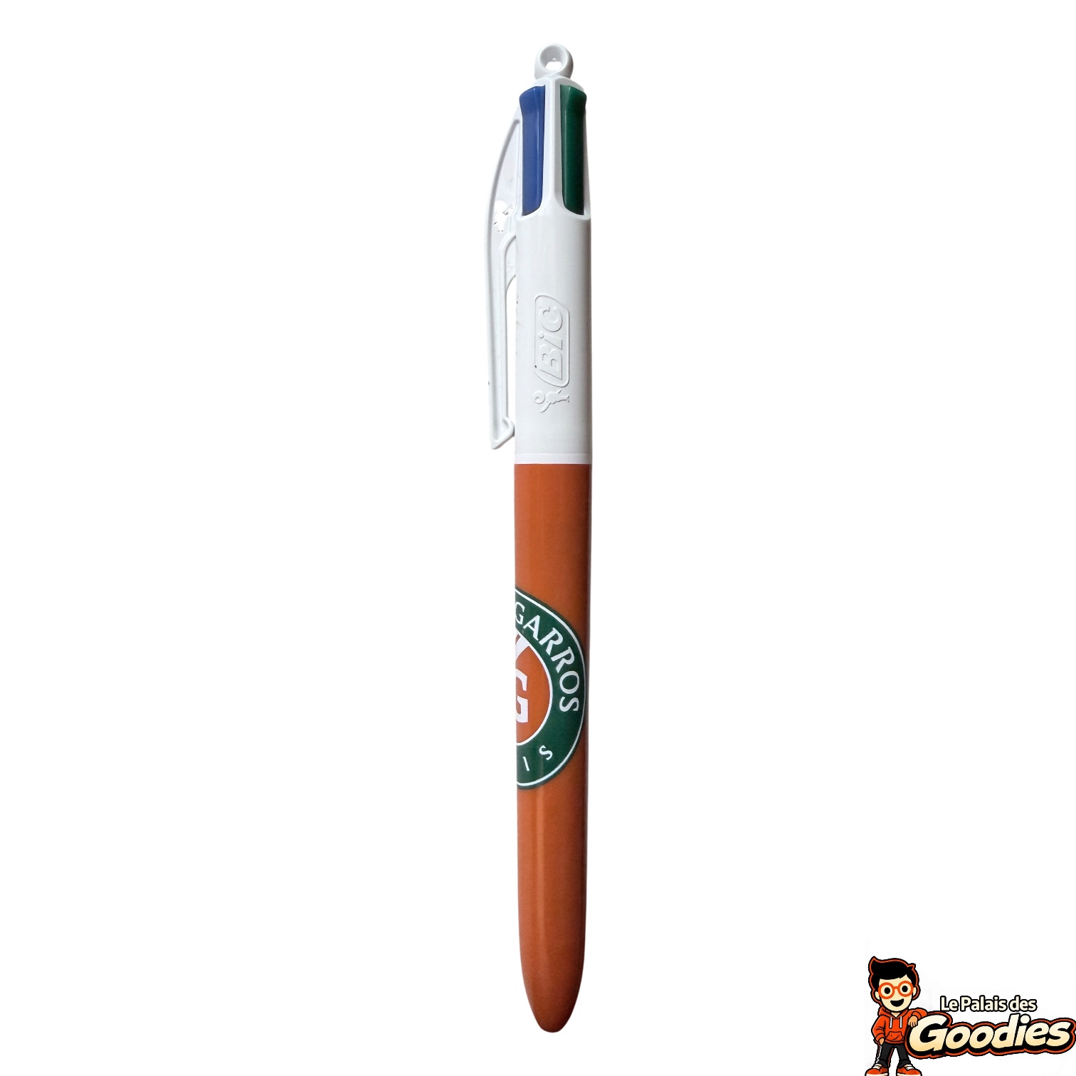 Roland-Garros : Stylo BIC 4 couleurs terre battue