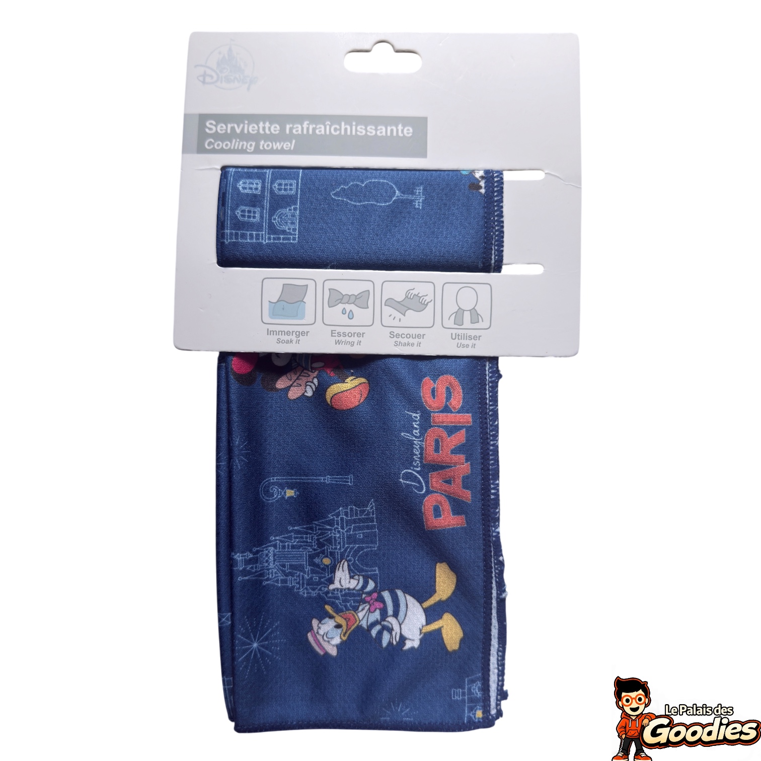 Disney - Mickey et ses amis : Serviette rafraîchissante Mickey et ses amis à Paris
