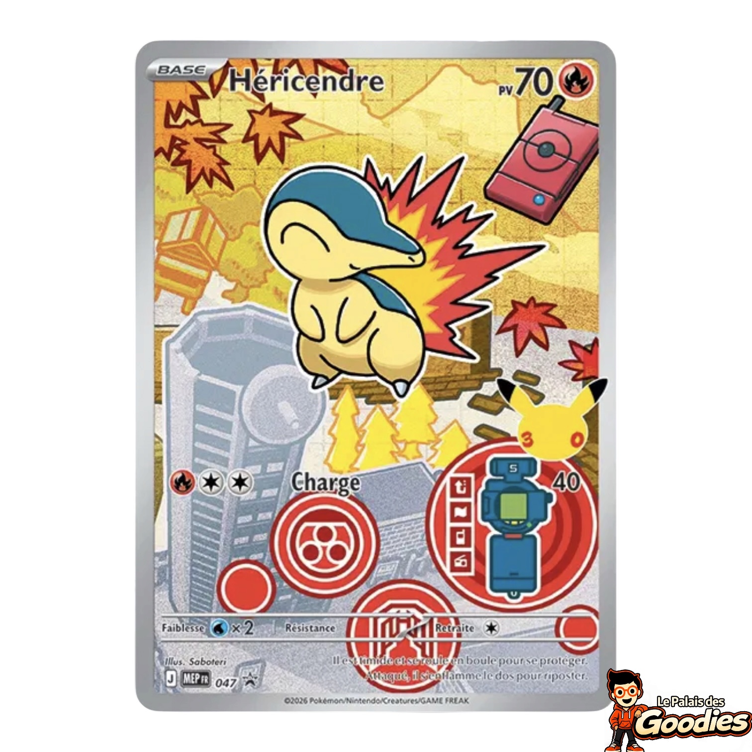 Pokémon - Collection Premier Partenaire 30 ans : Héricendre - 047/MEP FR