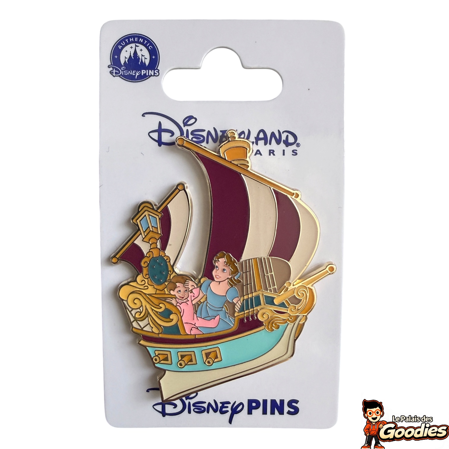 Disney - Peter Pan : Pin’s Wendy et Michael sur le galion OE
