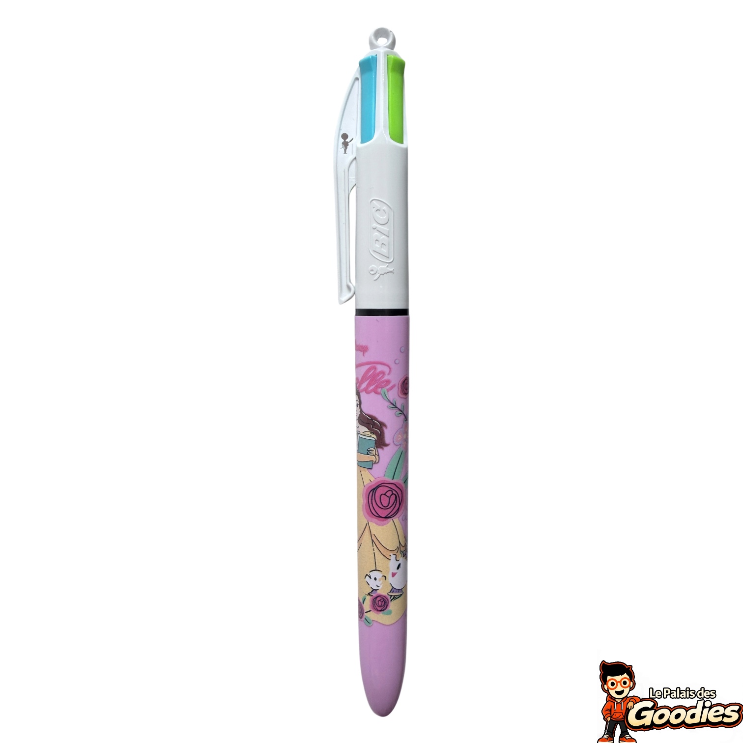 Disney - La Belle et la Bête : Stylo BIC 4 couleurs Belle