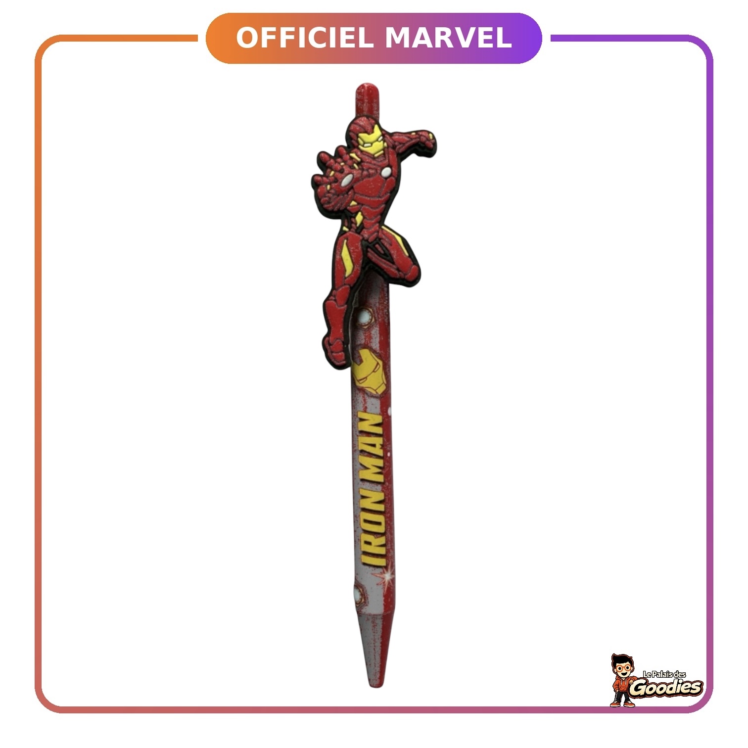 Marvel - Iron Man : Stylo avec illustration
