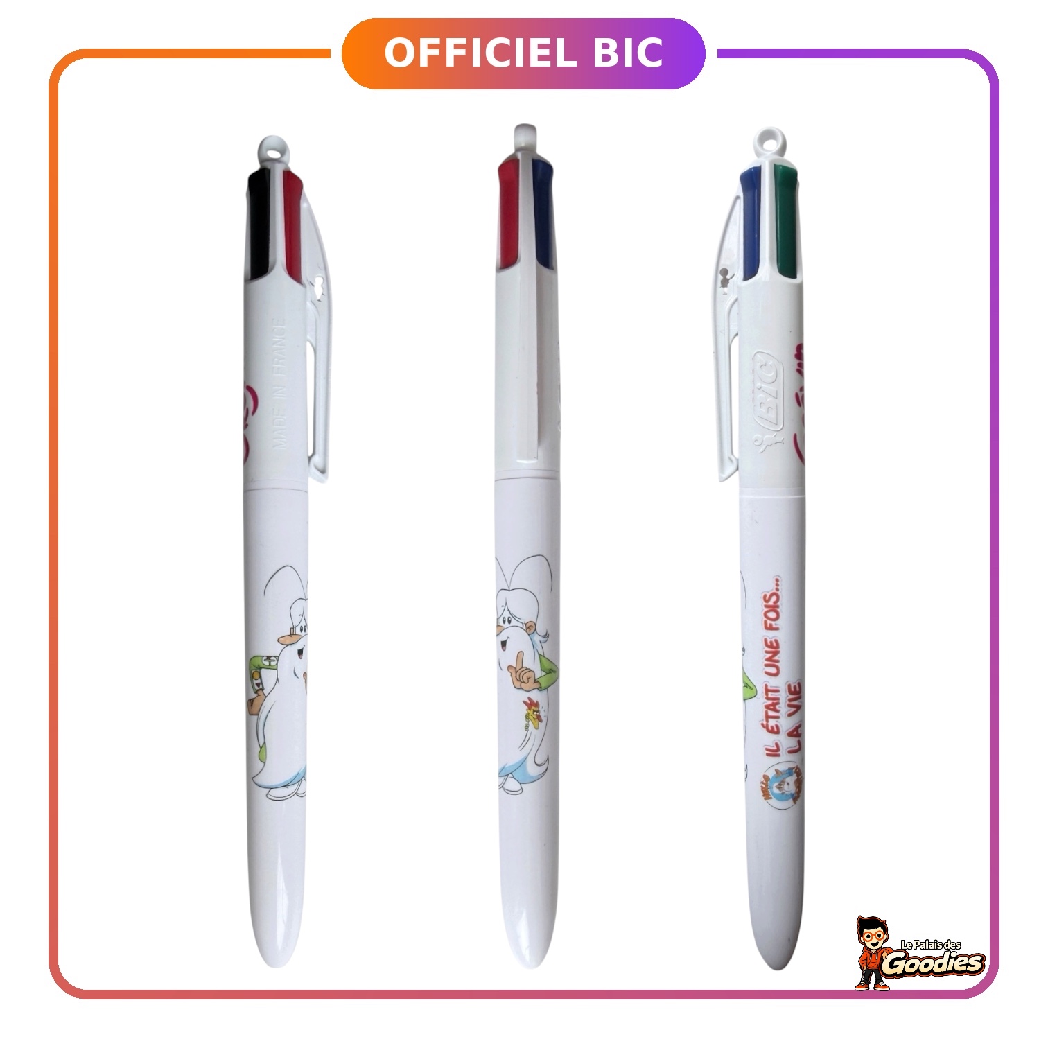 Musée Grévin - Il était une fois la vie : Stylo BIC 4 couleurs