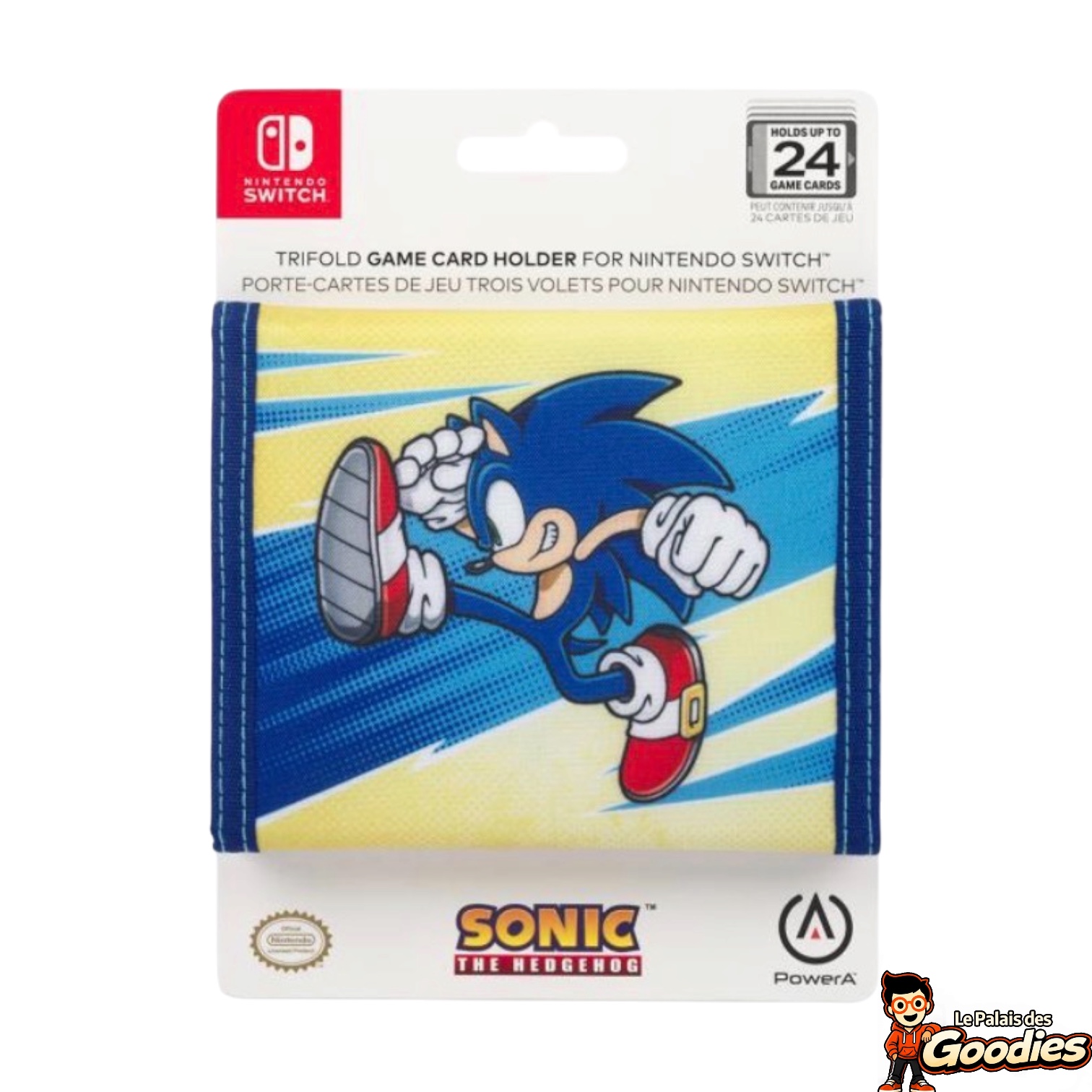 Sonic - Nintendo Switch : Porte-cartes de jeu trifold