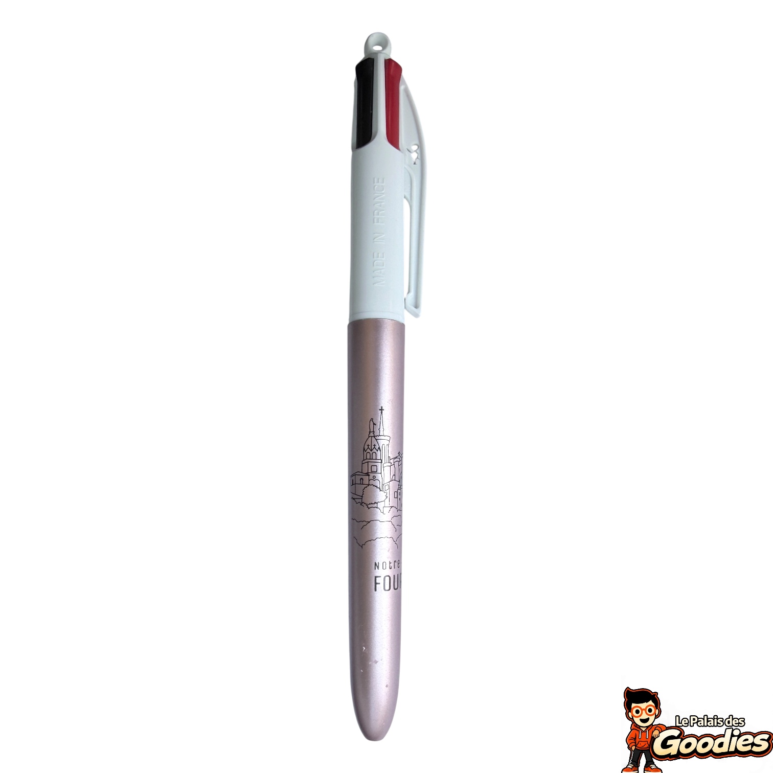 Lyon - Notre-Dame de Fourvière : Stylo BIC 4 couleurs