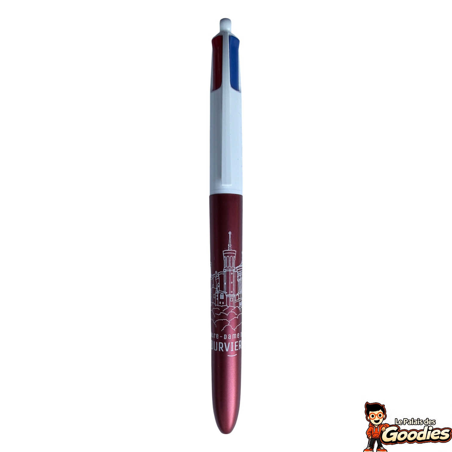 Lyon - Notre-Dame de Fourvière : Stylo BIC 4 couleurs