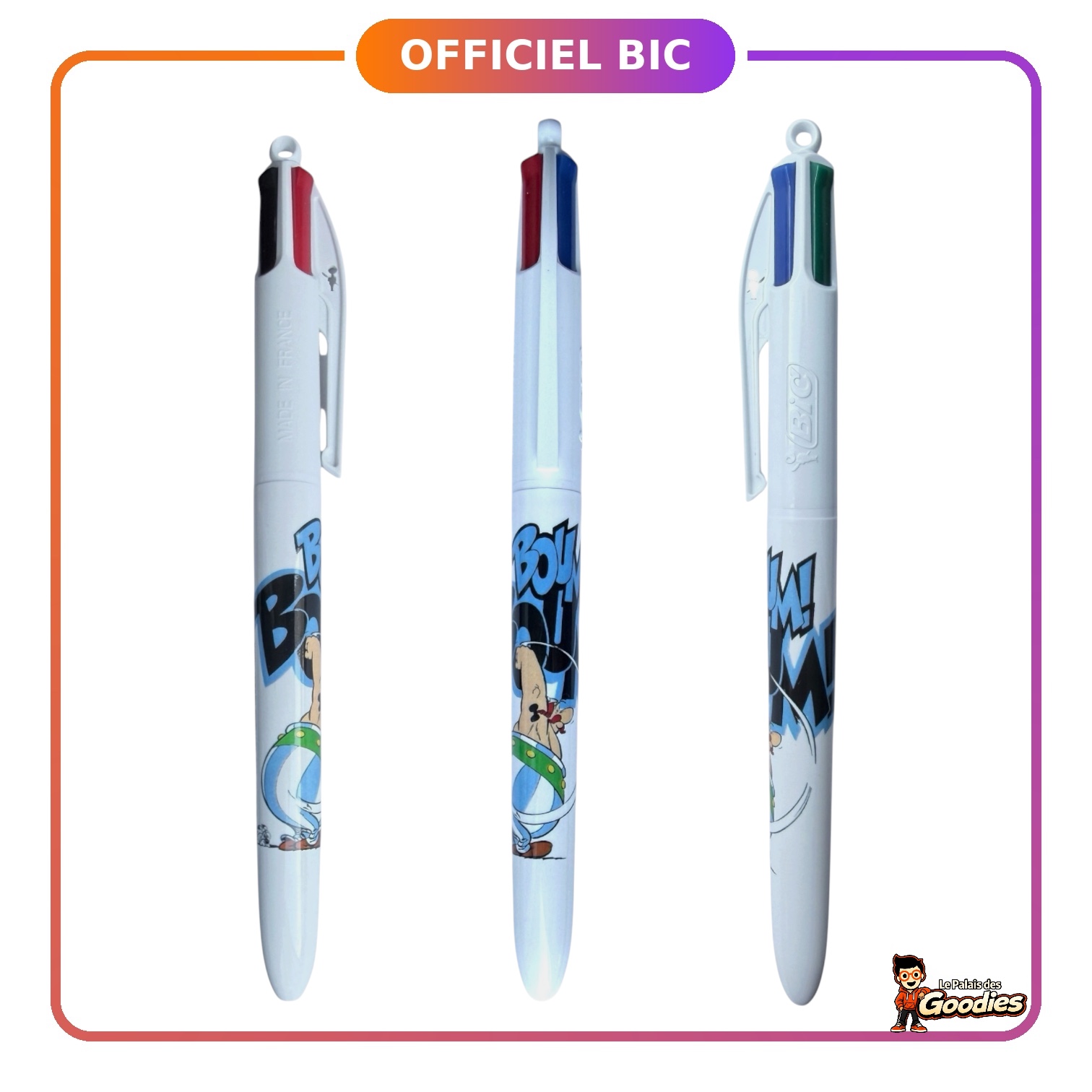 Astérix : Stylo BIC 4 couleurs Obélix