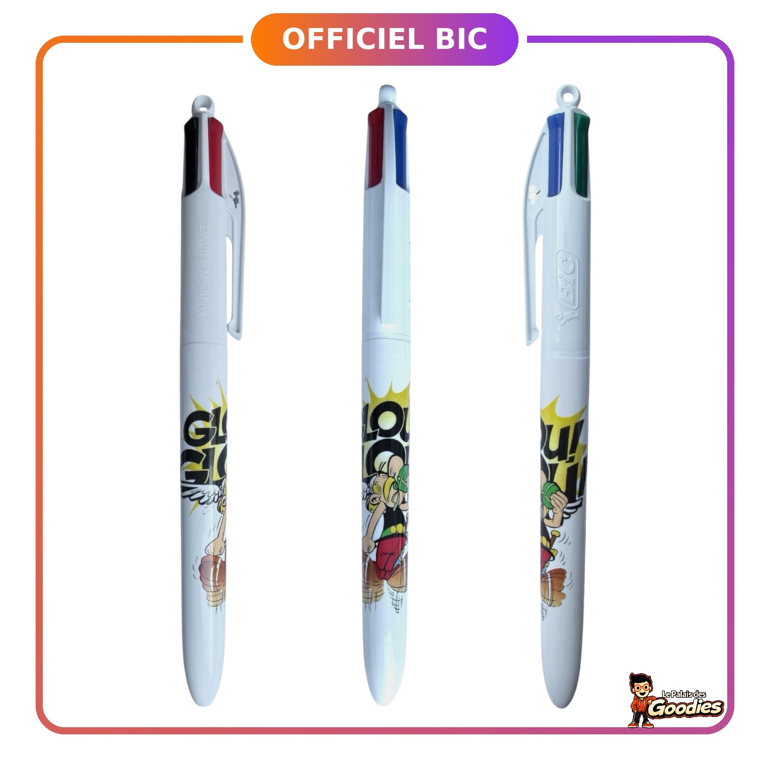 Astérix : Stylo BIC 4 couleurs Astérix potion magique