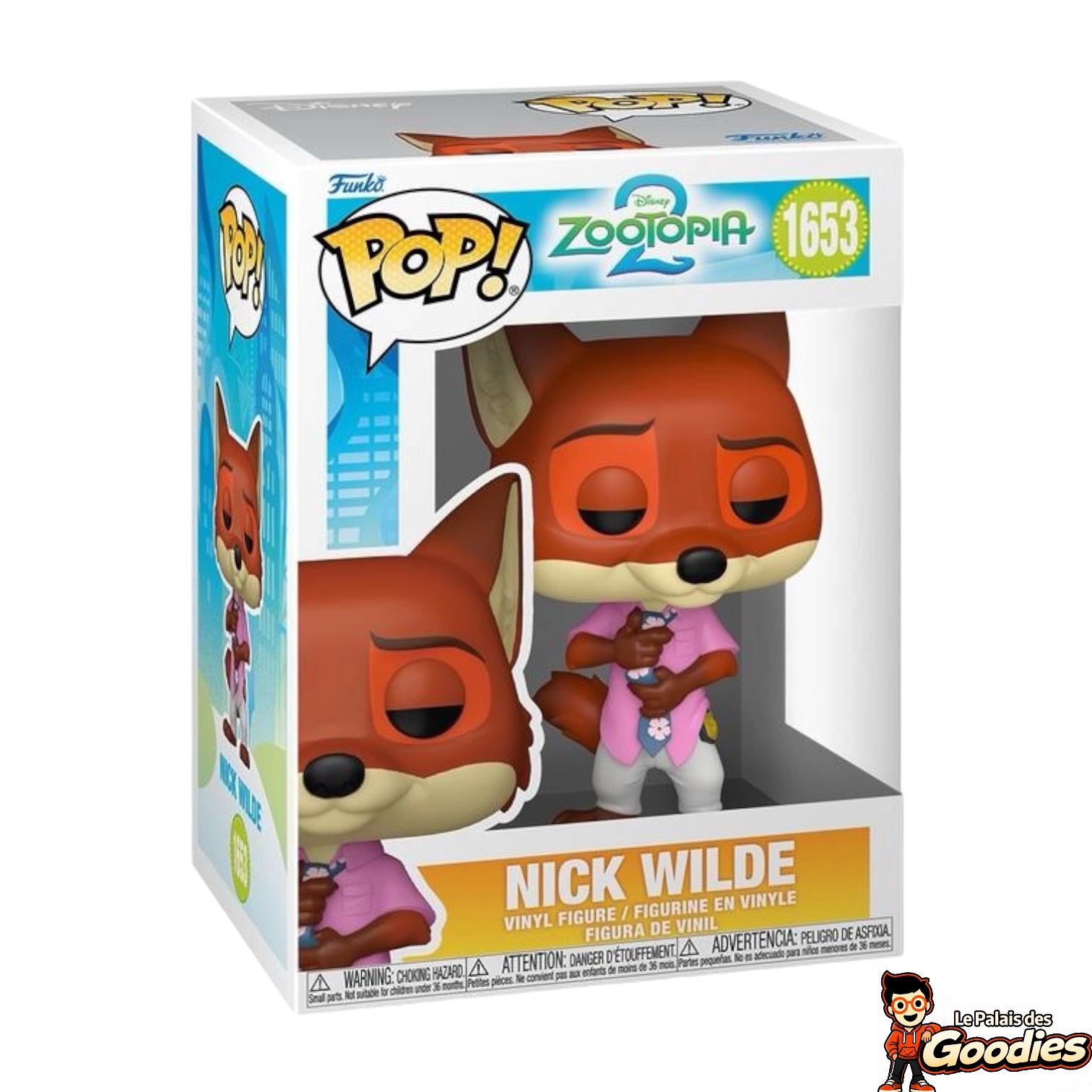 Disney - Zootopie 2 : Funko Pop 1653 "Nick Wilde"