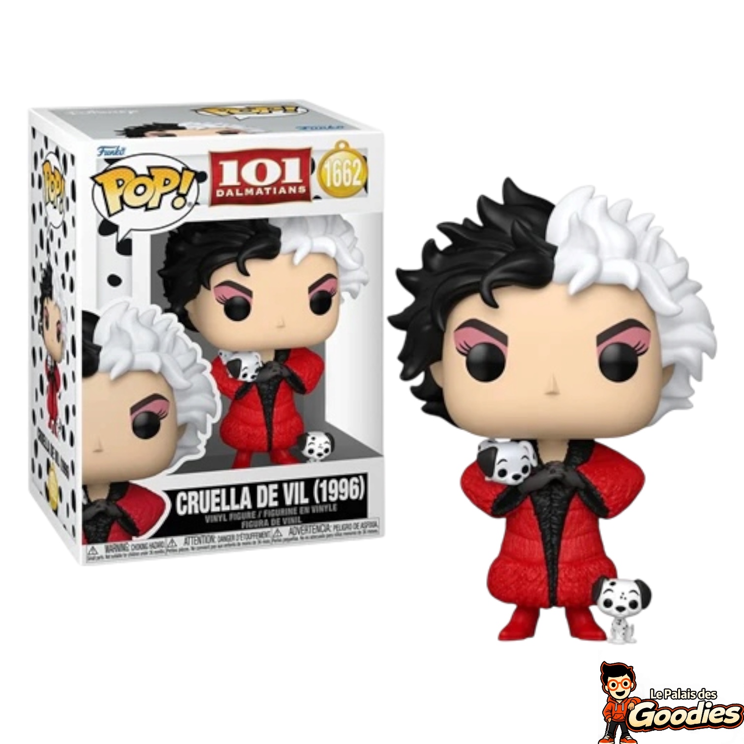 Disney - Les 101 Dalmatiens : Funko Pop 1662 "Cruella d’Enfer"