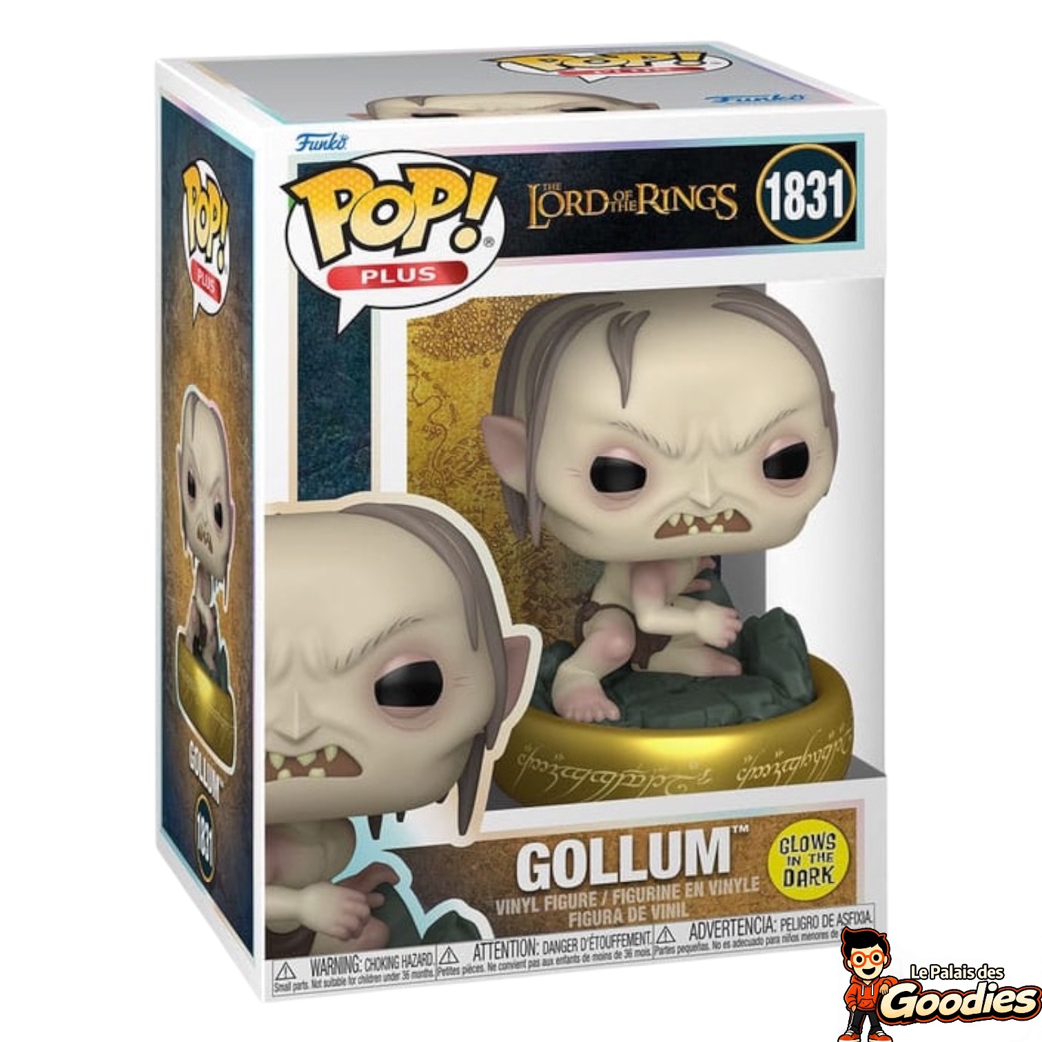 Le Seigneur des Anneaux : Funko Pop Gollum 1831 phosphorescent