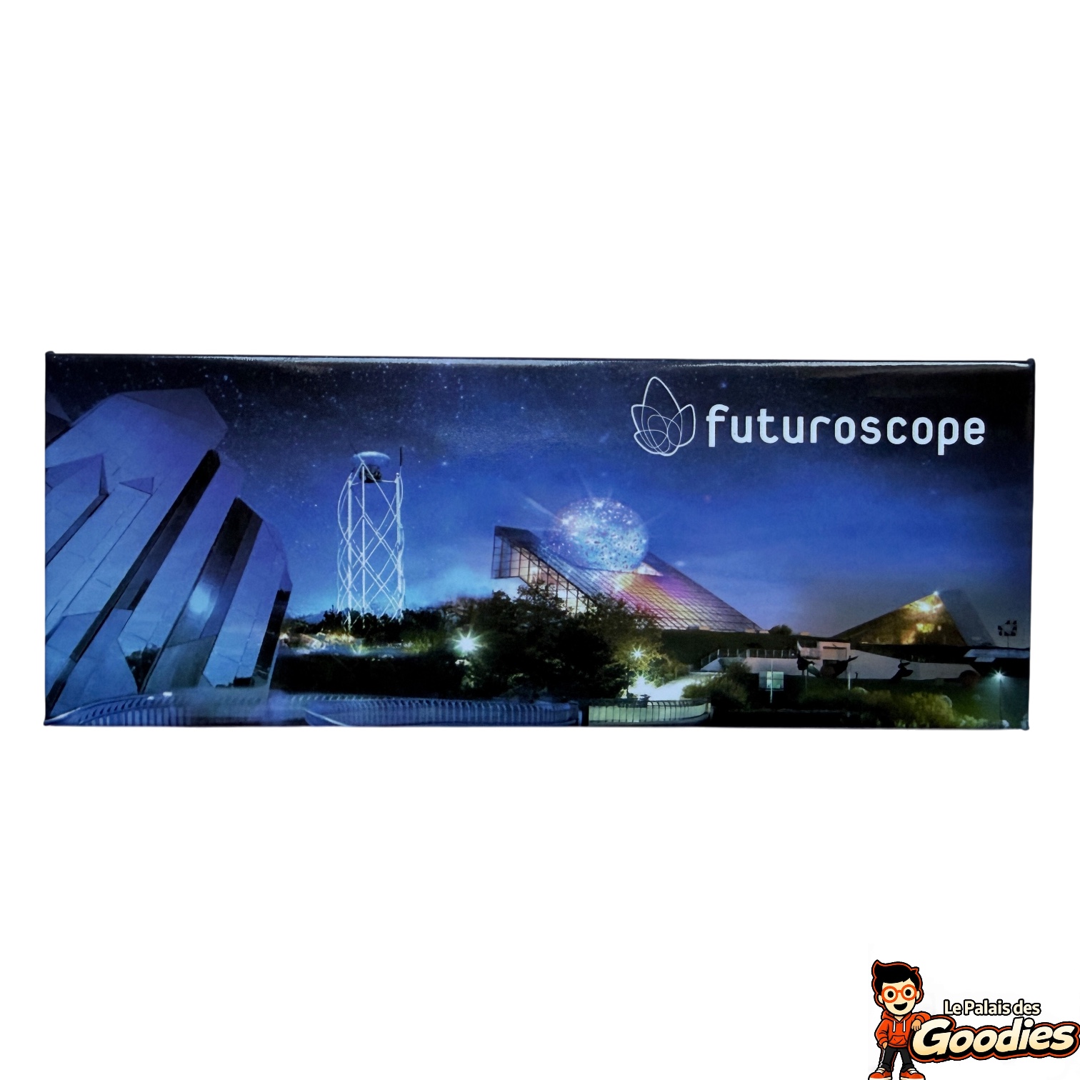 Futuroscope : Magnet panoramique du parc de nuit