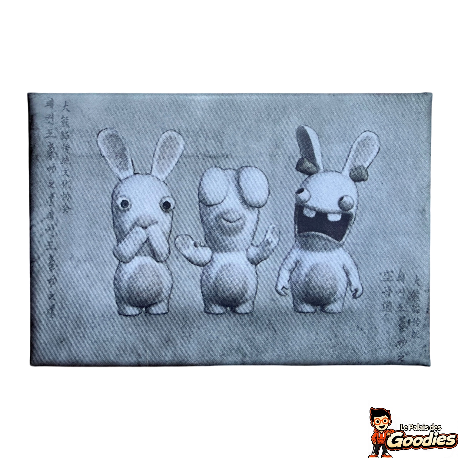 Lapins Crétins - Futuroscope : Magnet estampe japonaise
