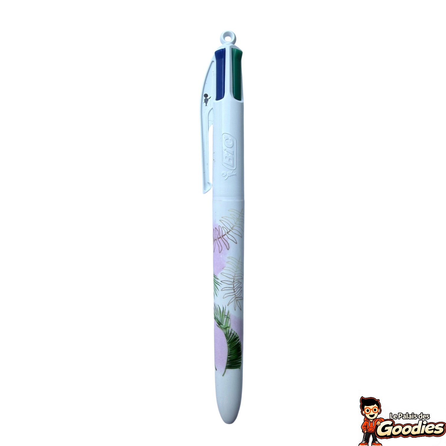 BIC : Stylo 4 couleurs Botanique feuilles tropicales