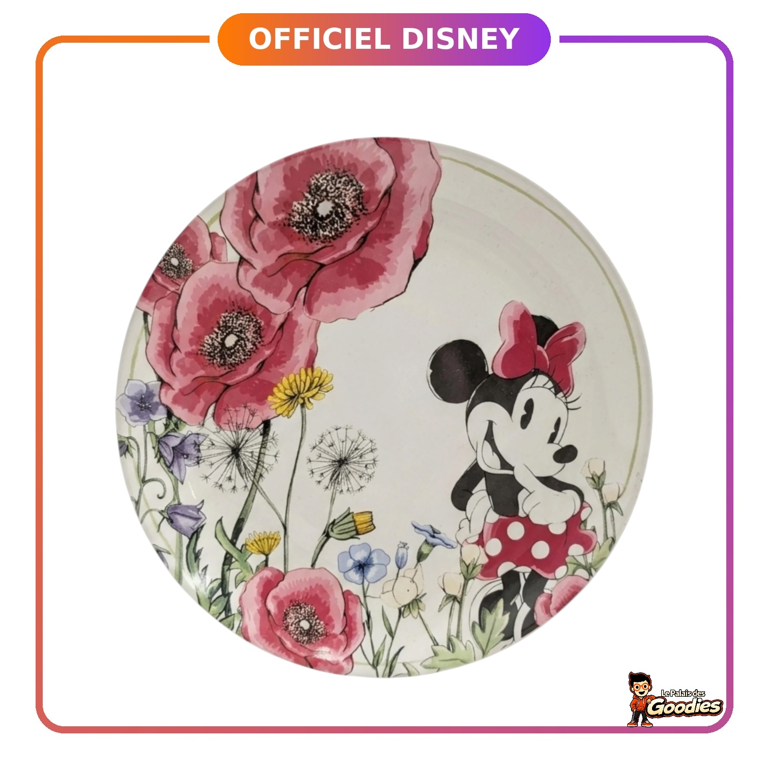 Disney - Minnie Mouse : Assiette prairie