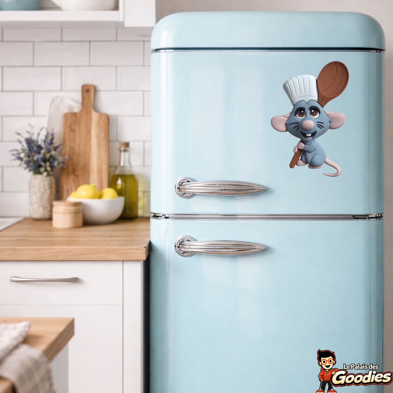 Disney Pixar - Ratatouille : Magnet Rémy avec toque