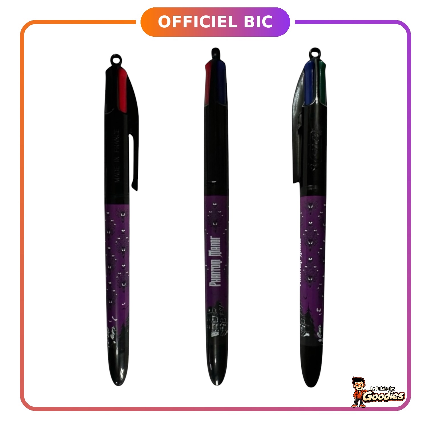 Disney - Phantom Manor : Stylo BIC 4 couleurs