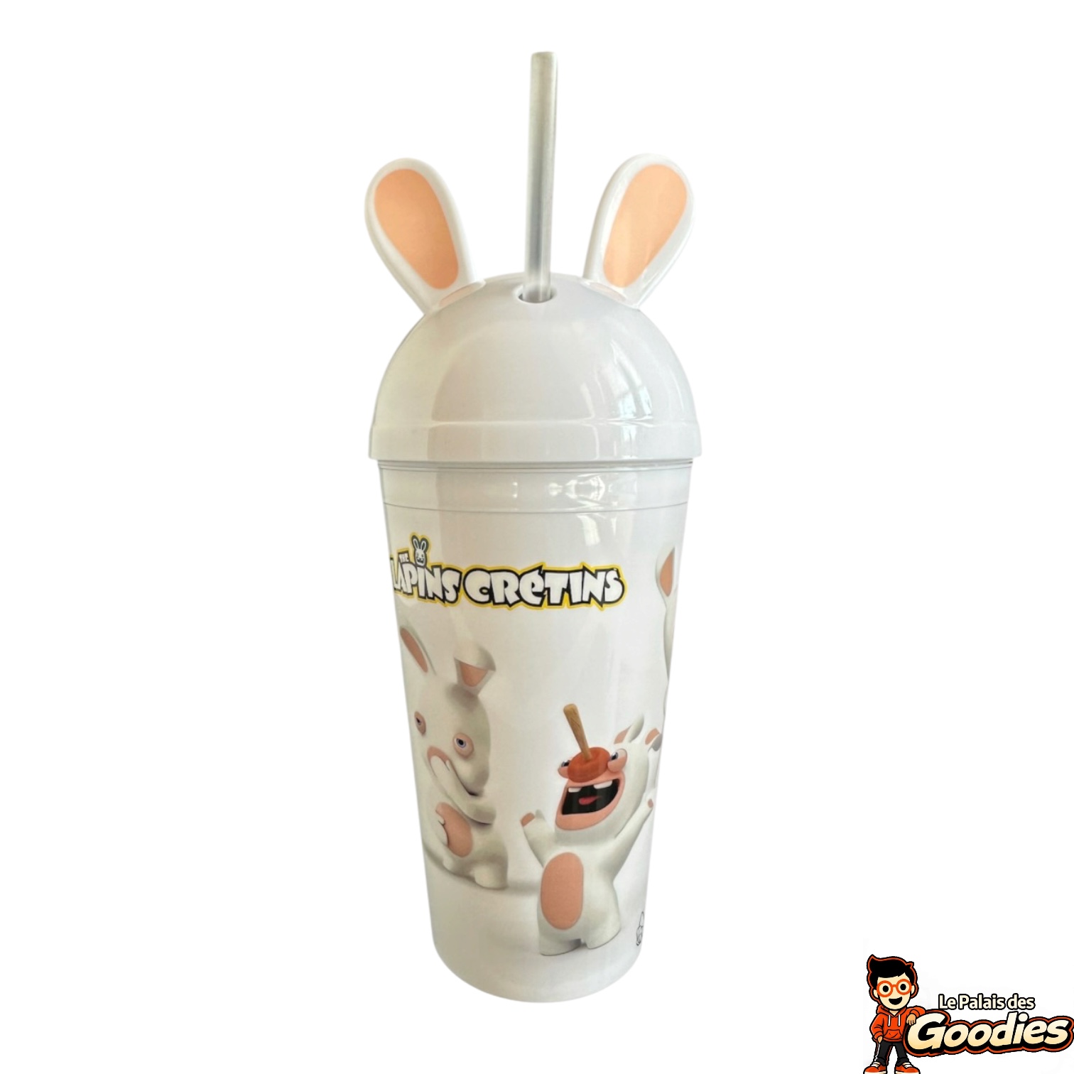 Futuroscope - Les lapins crétins : Gobelet paille