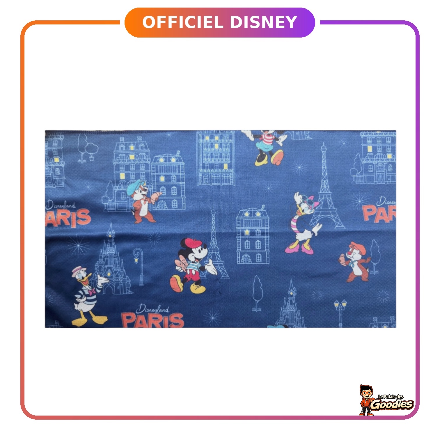 Disney - Mickey et ses amis : Serviette rafraîchissante Mickey et ses amis à Paris