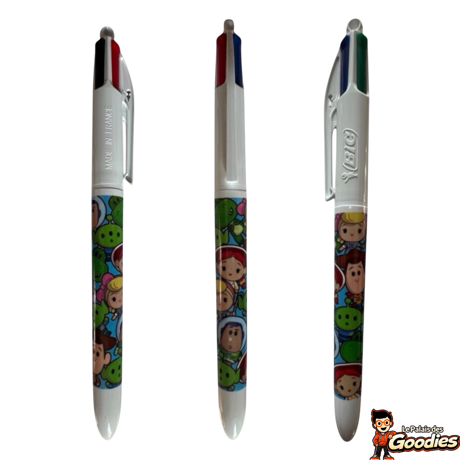Disney/Pixar - Toy Story : Lot de 2 stylos BIC 4 couleurs