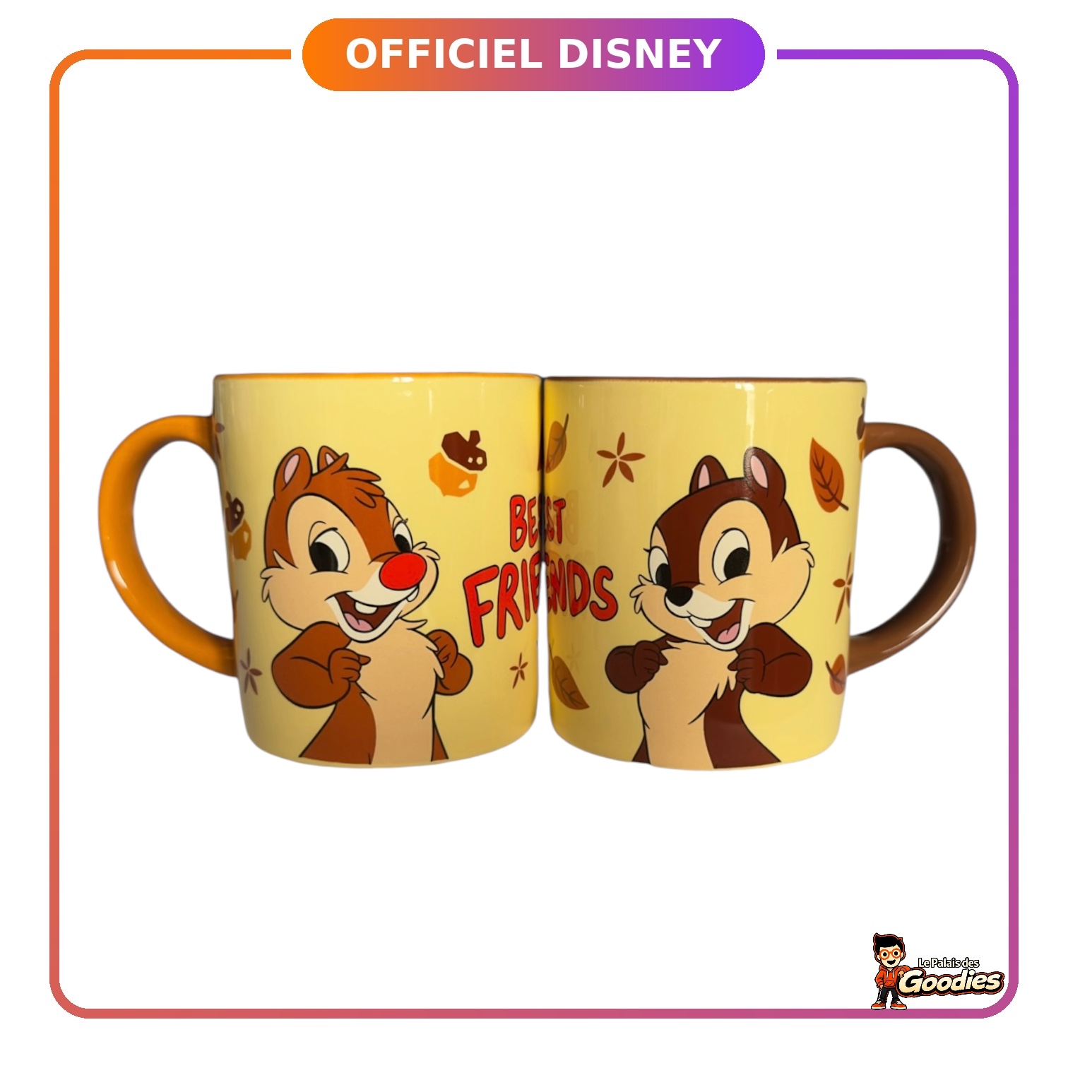 Disney - Tic et Tac : Lot de 2 mugs "Friends"