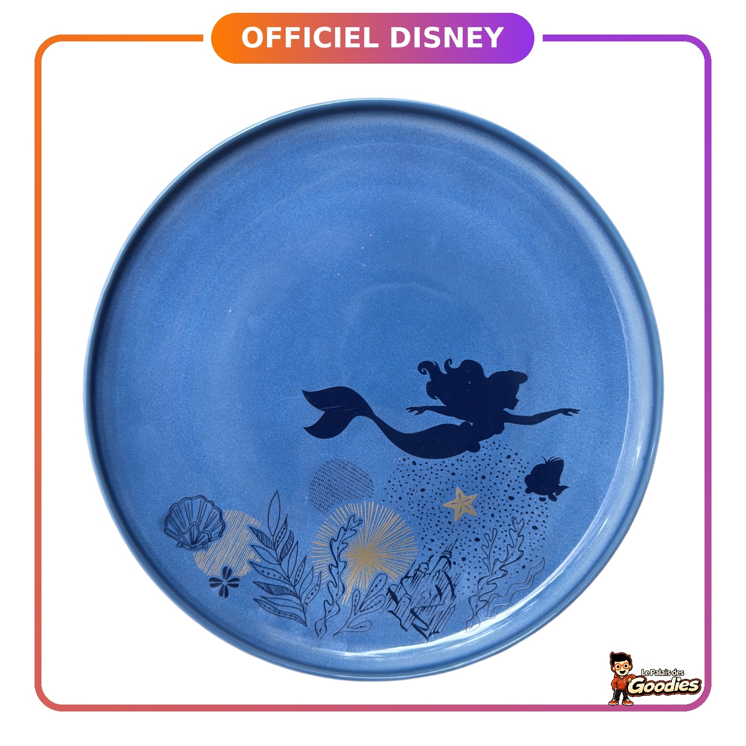 Disney - La petite sirène : Assiette "sous locéan"