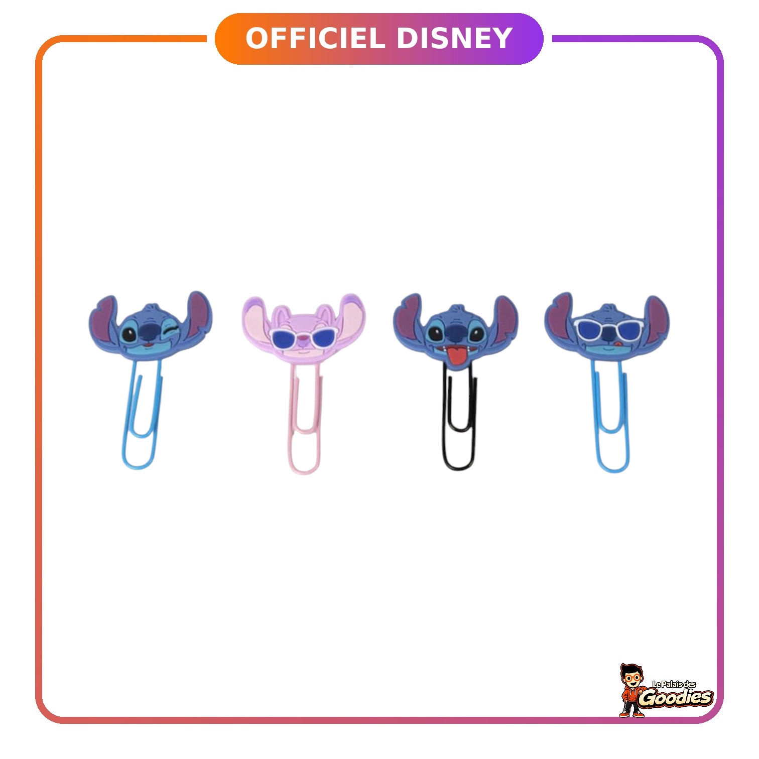 Disney - Lilo et Stitch : Pack de 4 clips Stitch