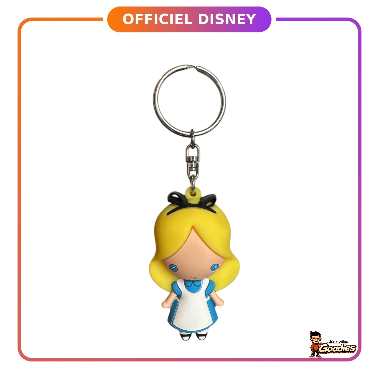 Disney - Alice au pays des Merveilles : Porte-clé Alice PVC
