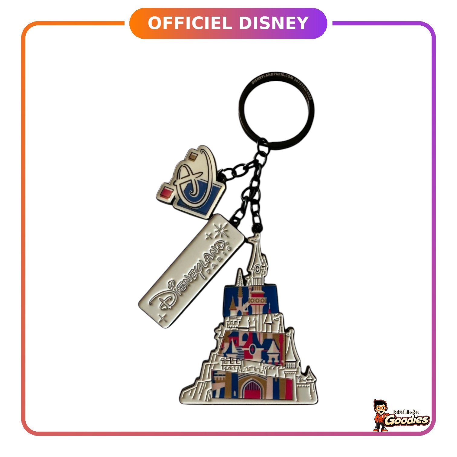 Disney - Porte-clé dangler château DLP