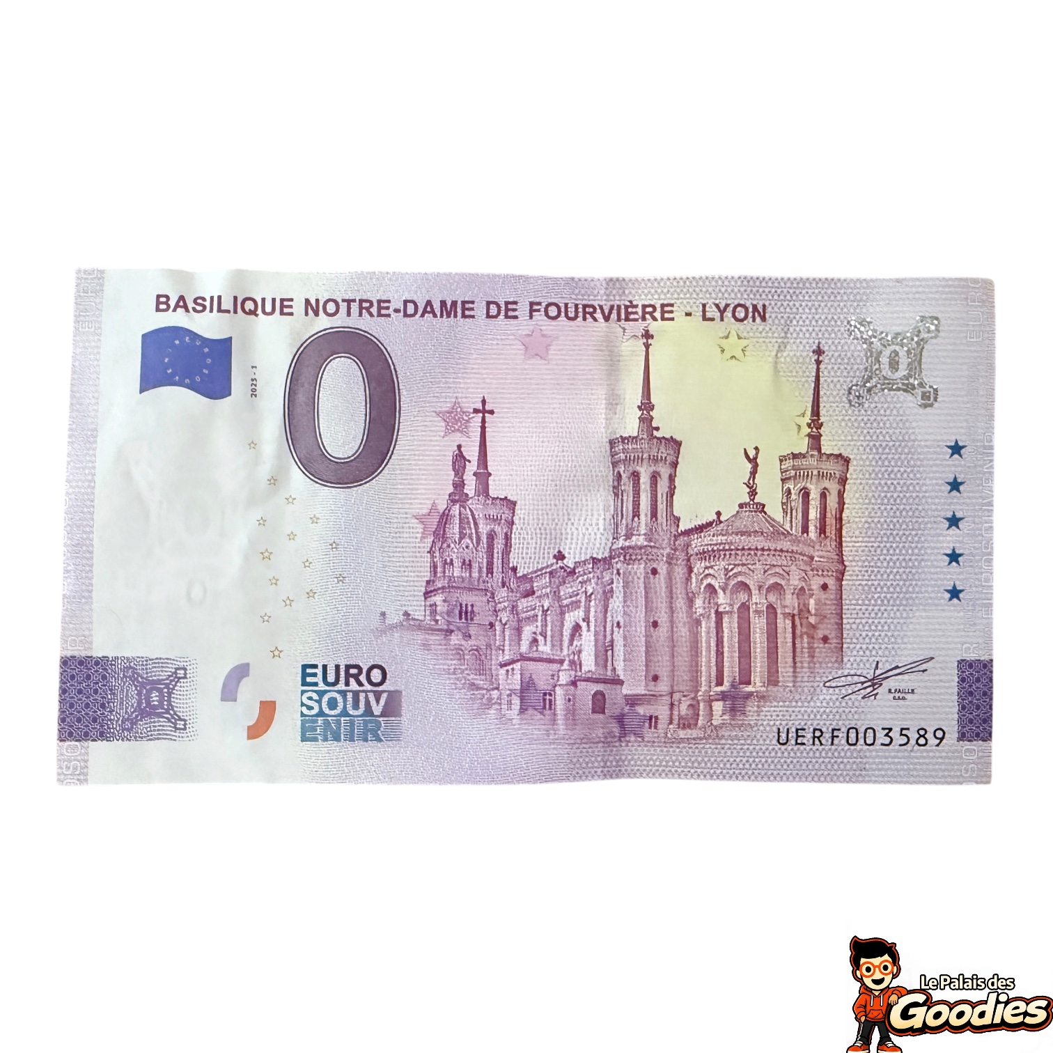 Euro Souvenir - Lyon : Billet 0 euro Basilique de Fourvière 2025