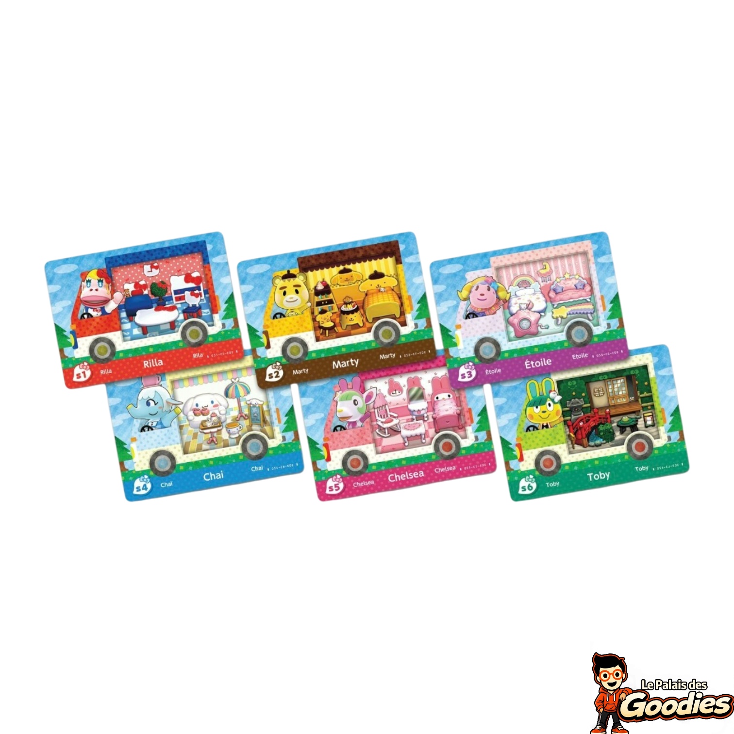 AMIIBO - Animal Crossing New Leaf : Welcome Amiibo (Pack 6 cartes)