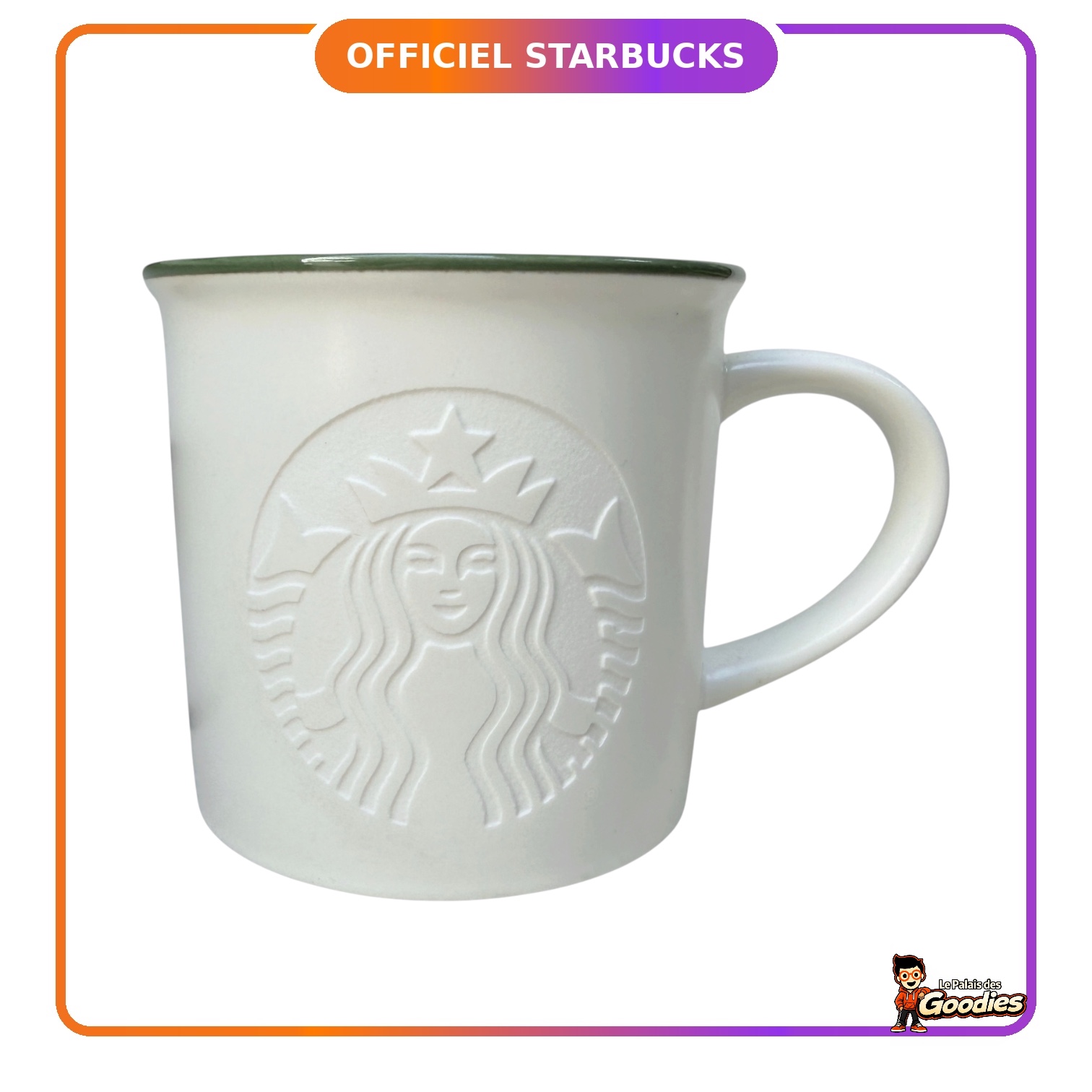 Starbucks - Siren : Mug liseré vert 355 ml