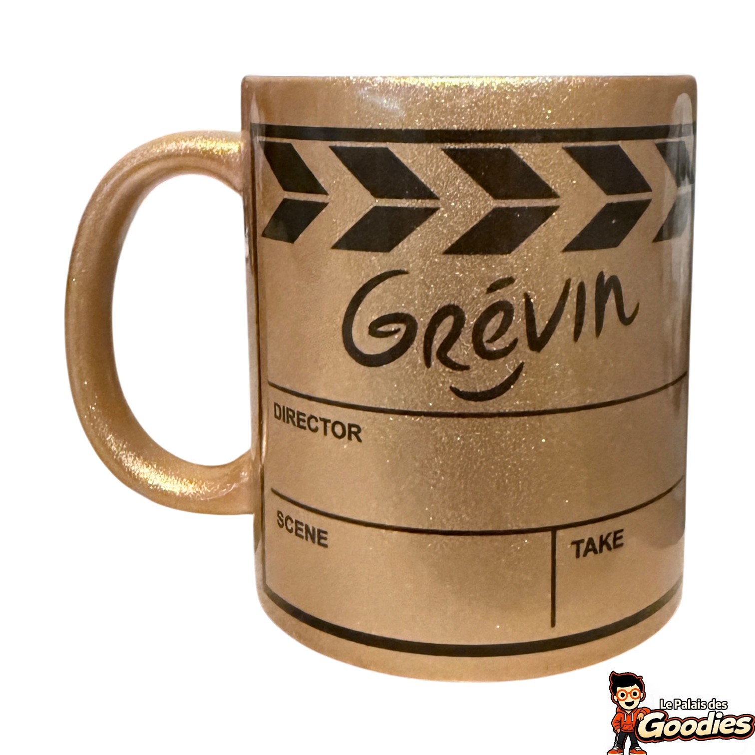 Mug Grévin clap de cinéma doré