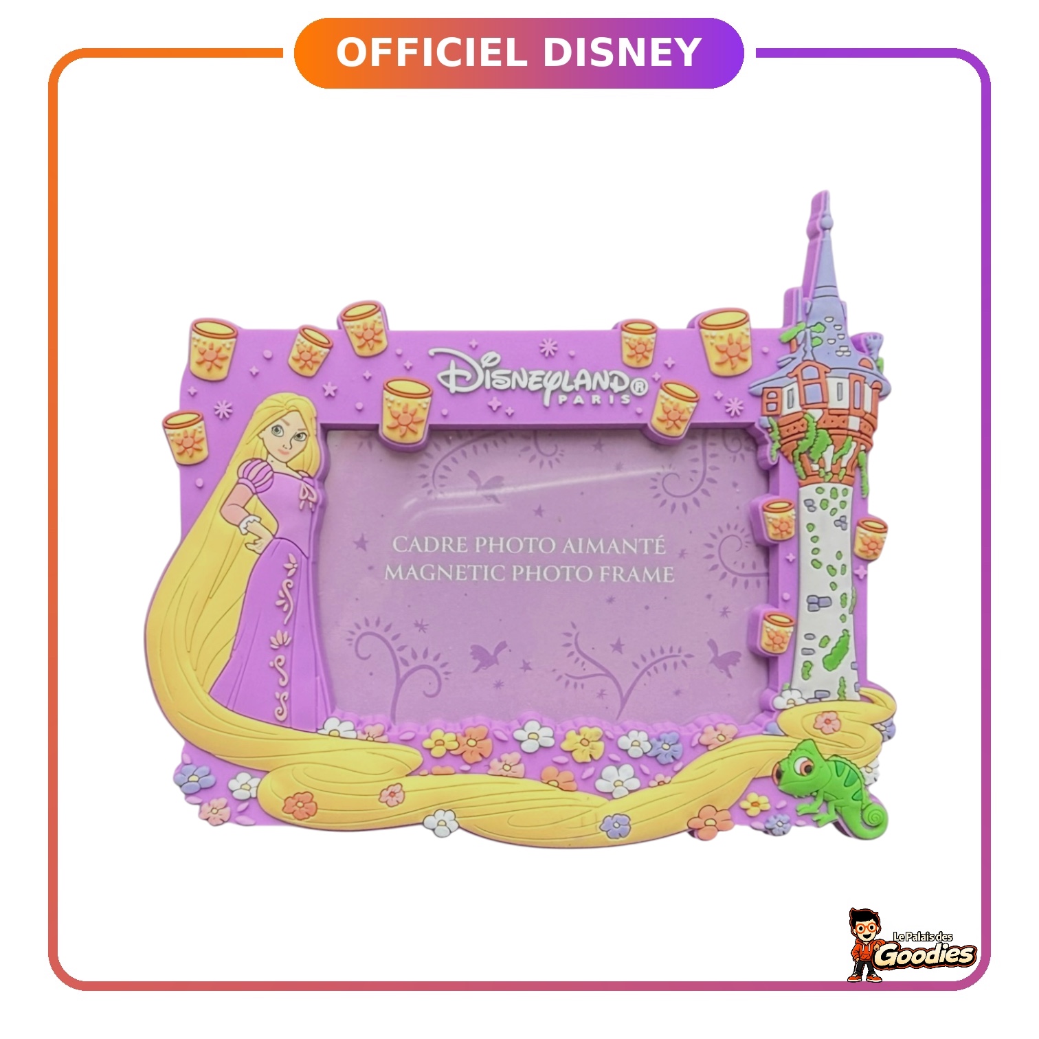Disney - Raiponce : Magnet cadre photo aimanté