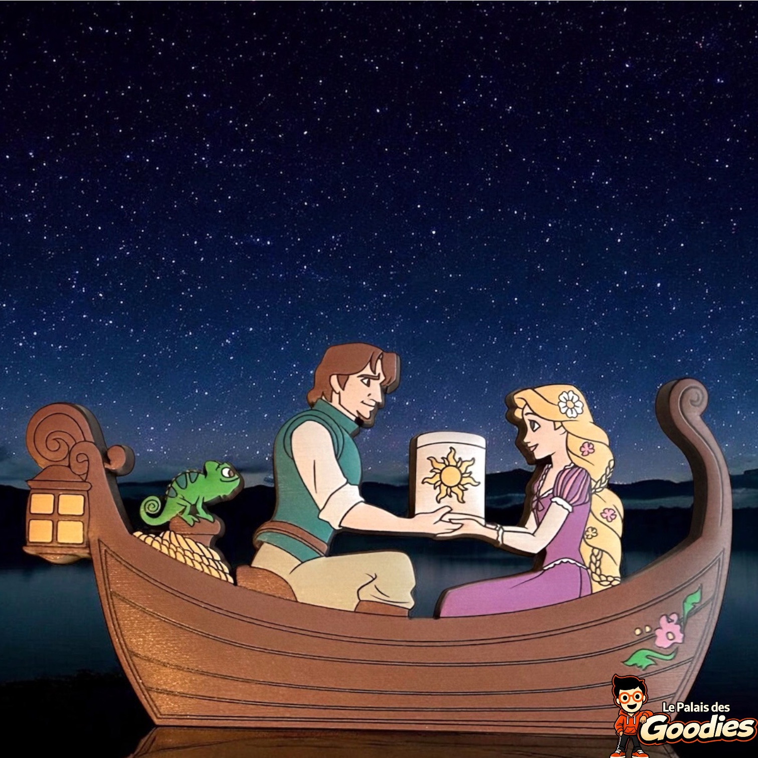 Disney - Raiponce : Magnet scène romantique
