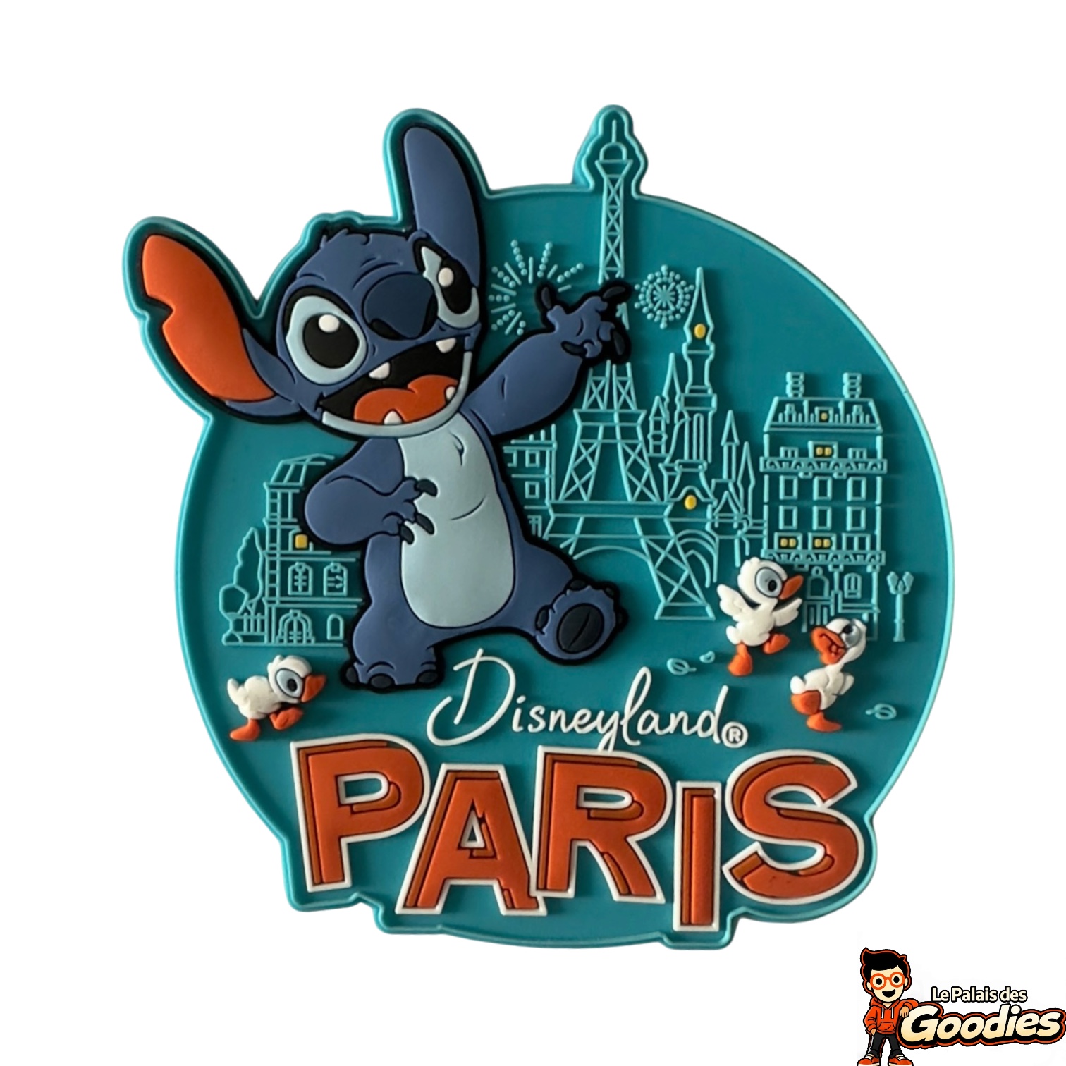 Disney - Lilo et Stitch : Magnet Stitch "Paris"