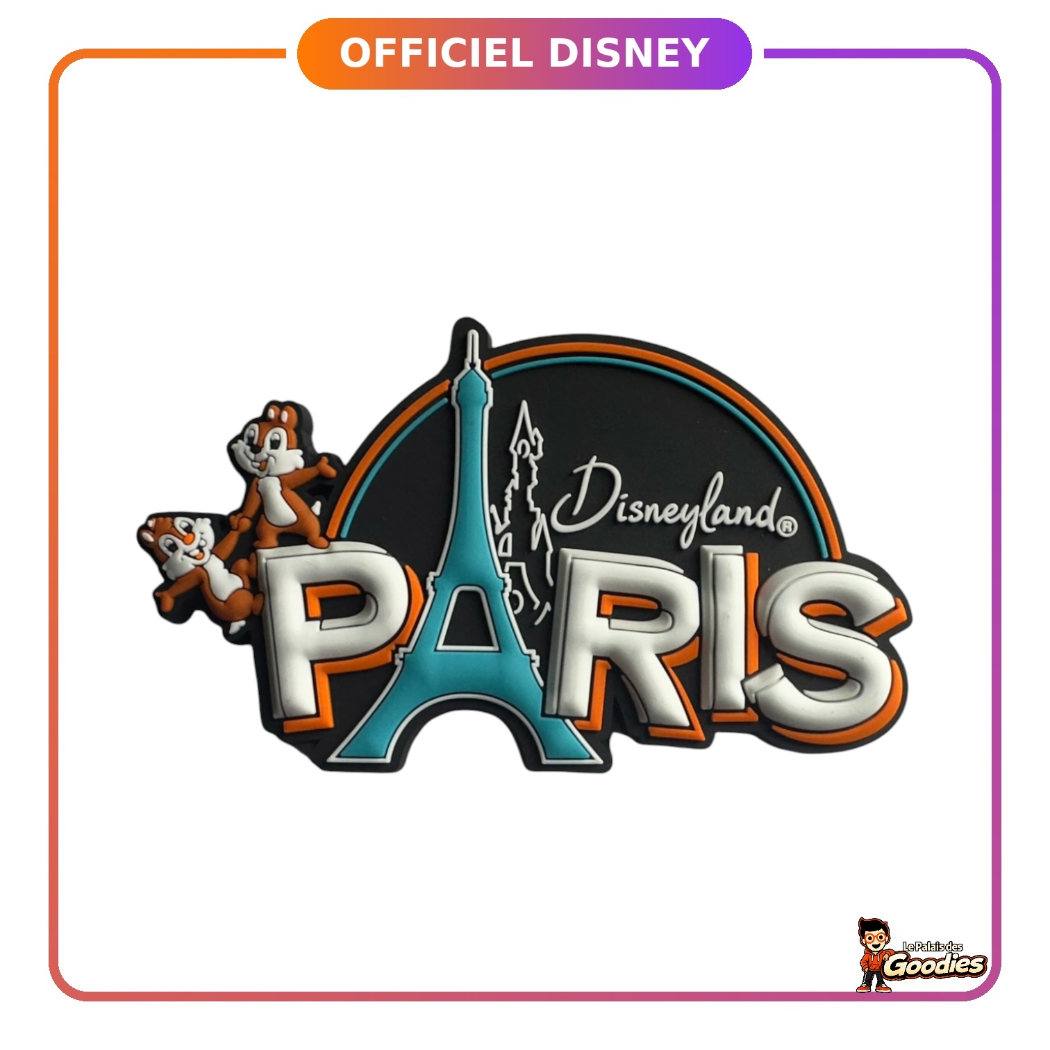 Disney - Tic et Tac : Magnet "Paris"