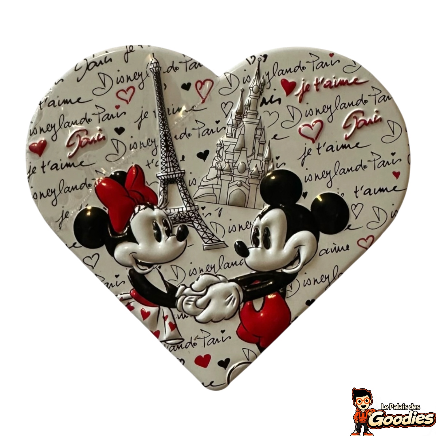 Disney - Mickey Mouse : Magnet coeur "Paris"
